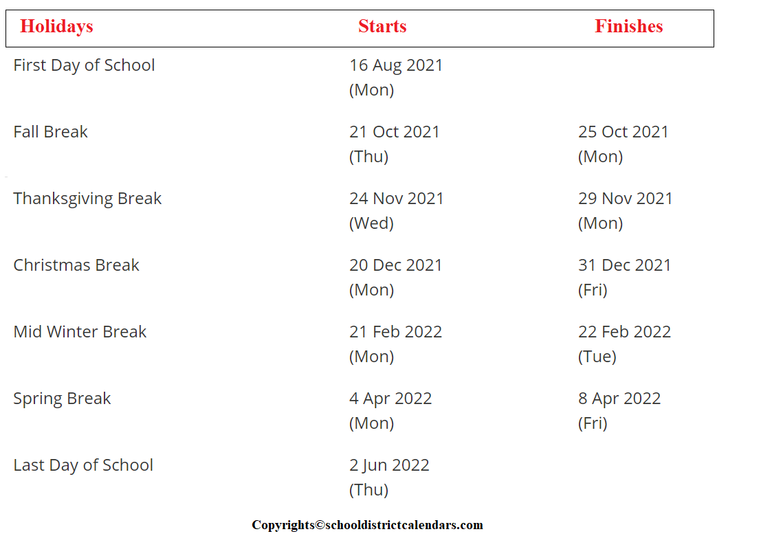 Utah Calendar Holidays 2021 2022 School District Calendars Utah Calendar Holidays 2021 2022 School District Calendars