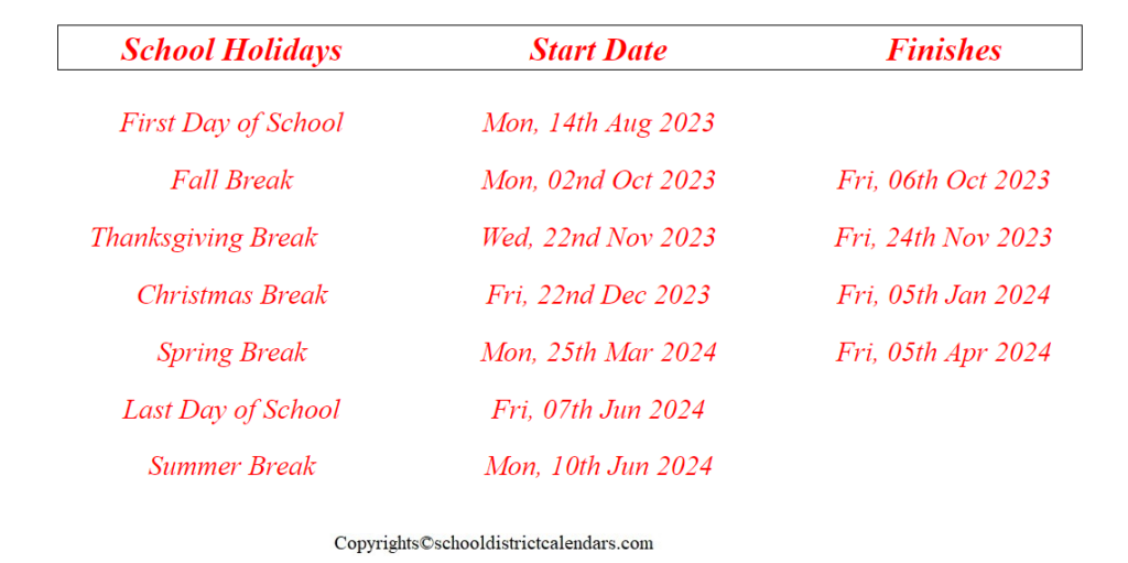 Washoe School District 2023 2024 Calendar With Holidays Washoe School District 2023 2024 Calendar With Holidays