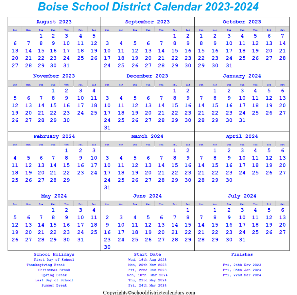 Boise State Academic Calendar 2025 Mina Charlotte