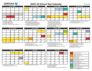 Jordan School District Calendar 2025-2026