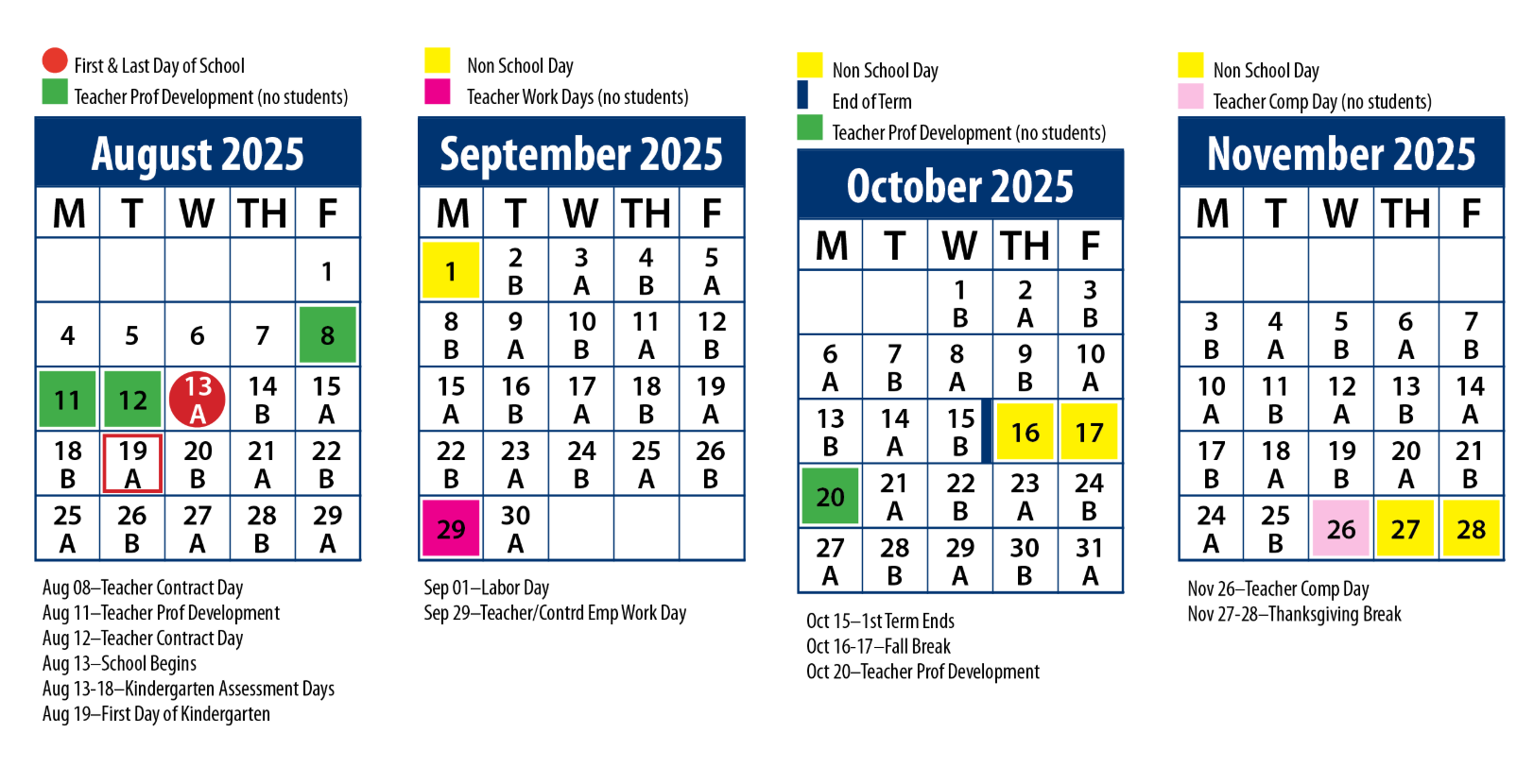 Alpine School District Calendar Holidays 2025-26