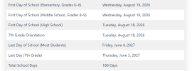 Jordan School District Calendar Holidays 2026-2027