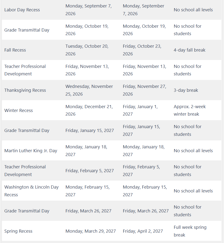 Utah Calendar Holidays 2026-2027